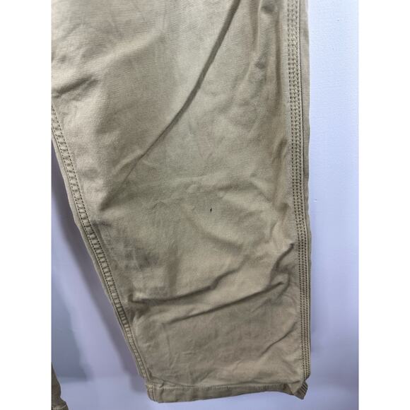 Carhartt Rugged Flex Loose Fit Canvas Work Pant Tan Size 38x34 - Picture 10 of 12